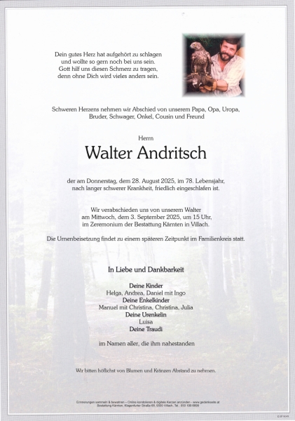 Parte von Walter Andritsch