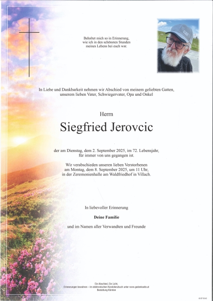 Parte von Siegfried Jerovcic