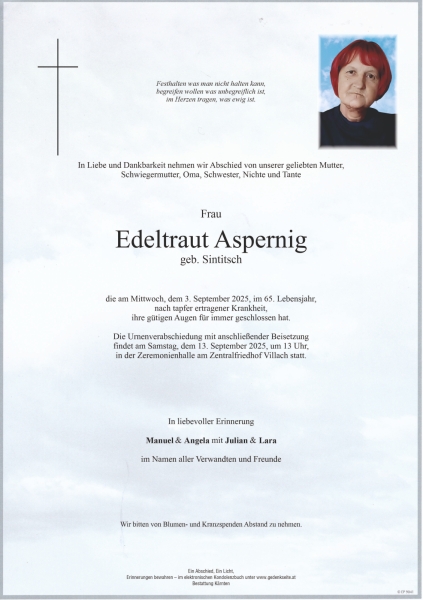Parte von Edeltraut Aspernig