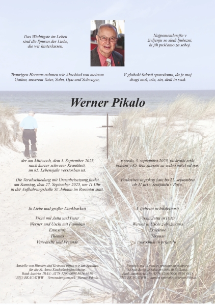 Parte von Werner Pikalo