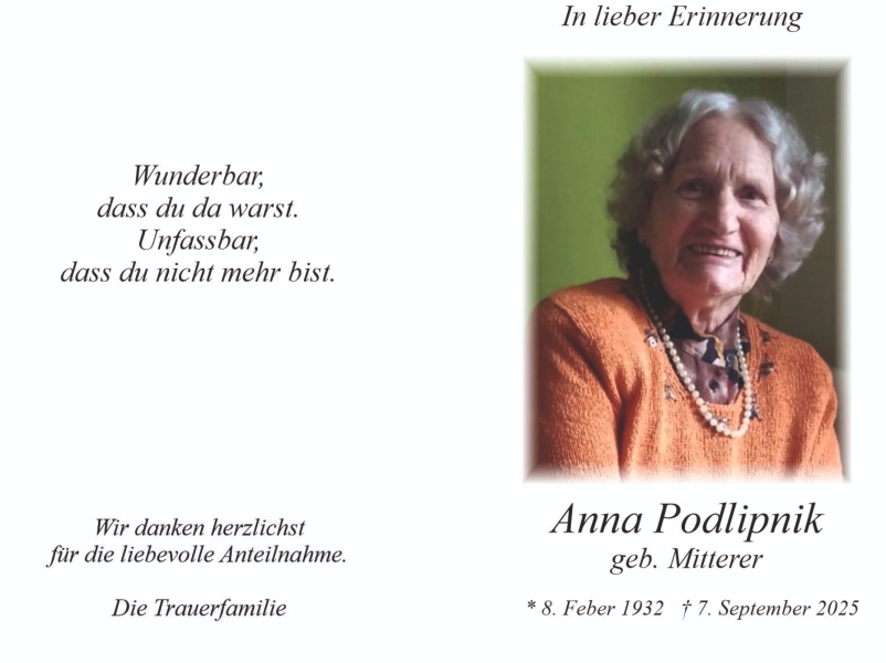 Parte von Anna Podlipnik