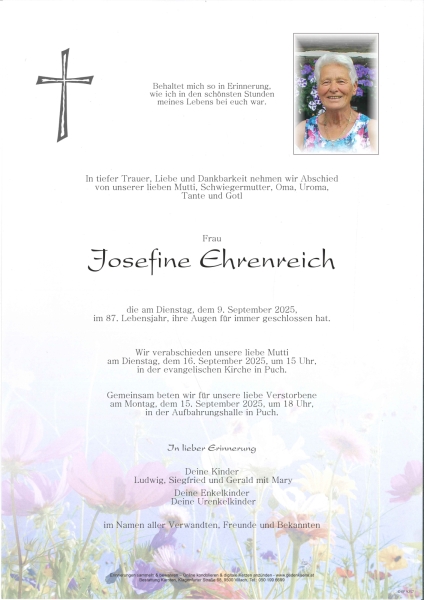 Parte von Josefine  Ehrenreich