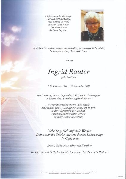 Parte von Ingrid  Rauter