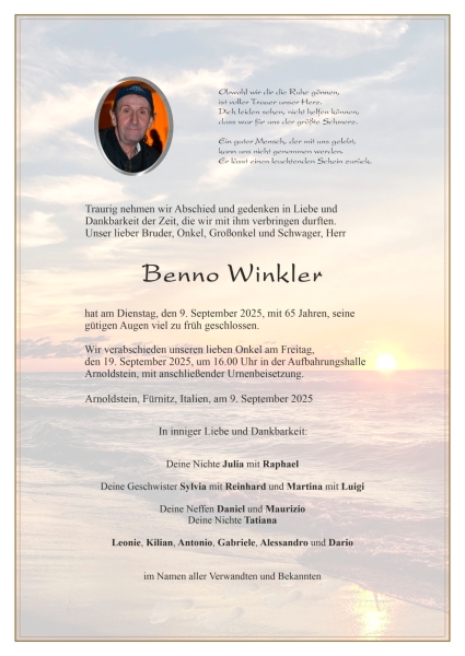 Parte von Benedikt Winkler