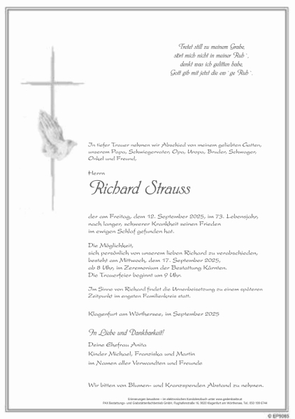 Parte von Richard  Strauss