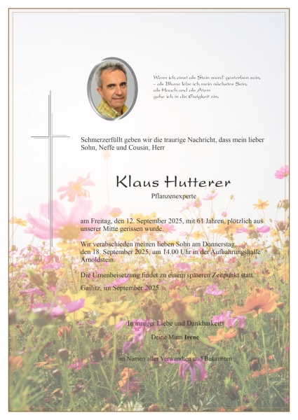 Parte von Klaus Hutterer