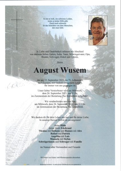 Parte von August Wusem