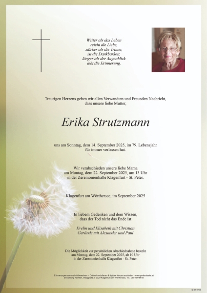 Parte von Erika Strutzmann