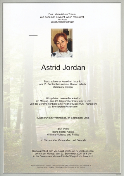 Parte von Astrid Jordan