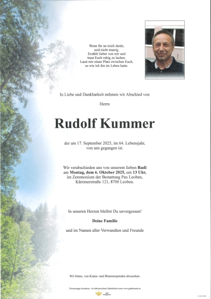 Parte von Rudolf  Kummer