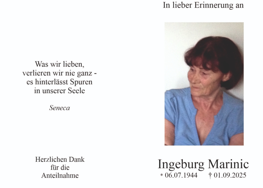Parte von Ingeborg Marinic