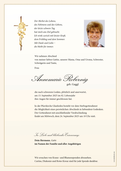 Parte von Annemarie  Rebernig