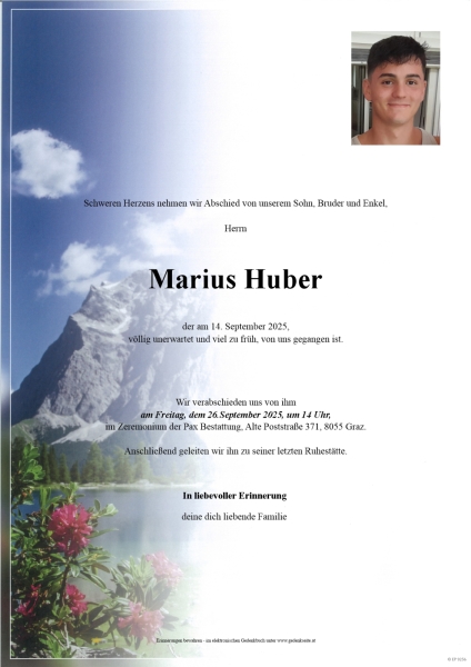 Parte von Marius Christian Huber