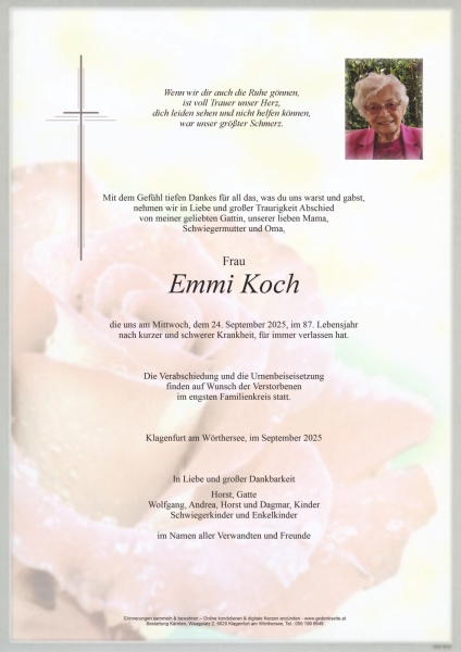Parte von Emmi Koch
