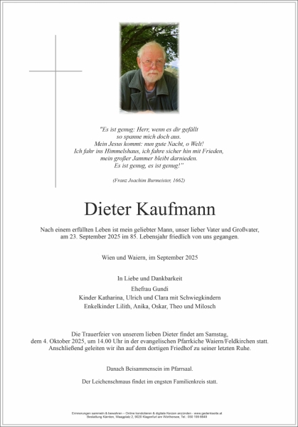 Parte von Dieter Kaufmann
