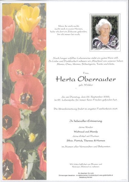 Parte von Herta Oberrauter