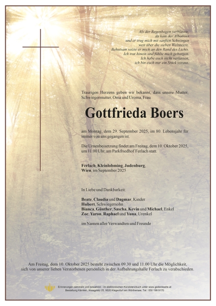 Parte von Gottfrieda Boers