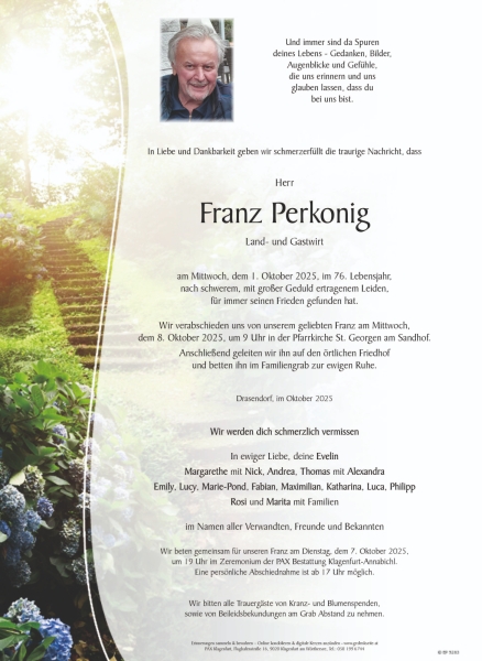 Parte von Franz Perkonig