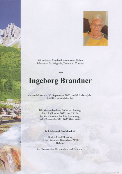 Parte von Ingeborg Brandner