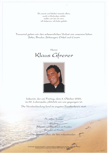 Parte von Klaus Gfrerer