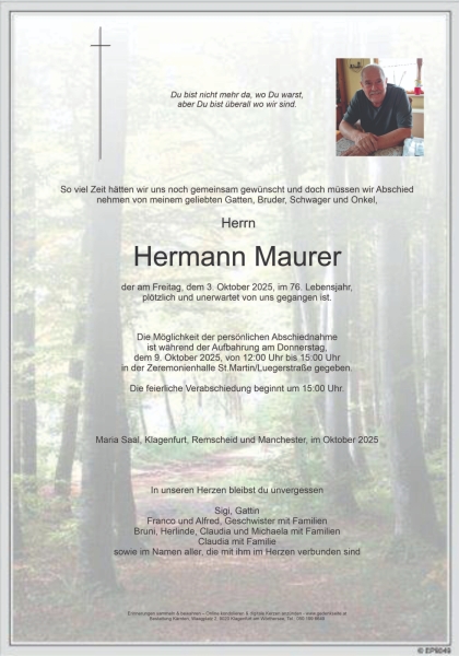 Parte von Hermann Maurer