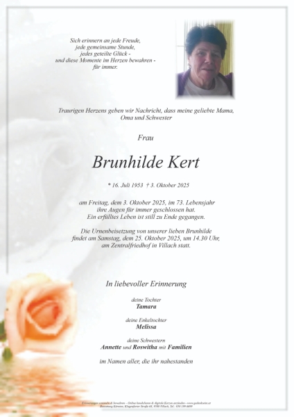 Parte von Brunhilde Kert
