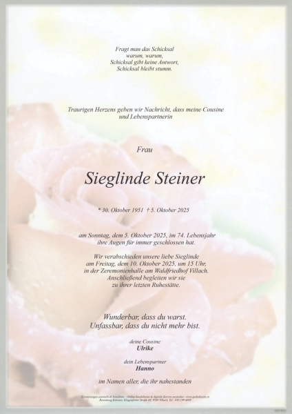 Parte von Sieglinde Steiner