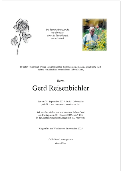 Parte von Gerd  Reisenbichler