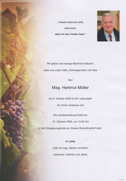 Parte von Hartmut Müller