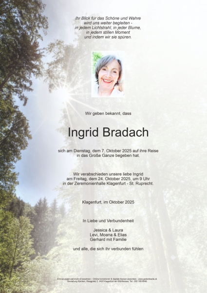 Parte von Ingrid Bradach