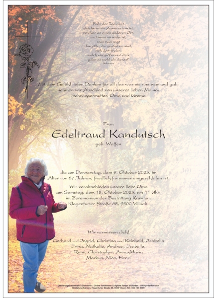 Parte von Edeltraud Kandutsch