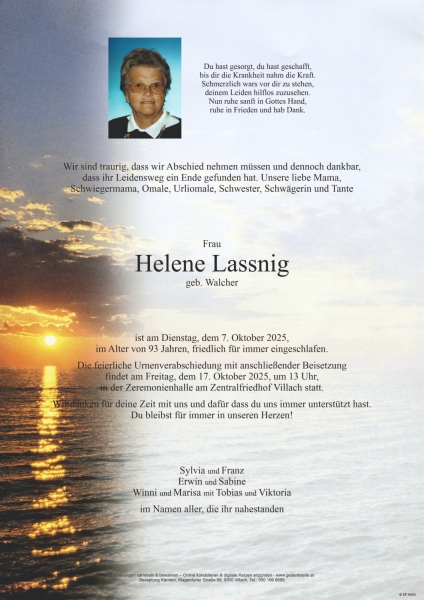 Parte von Helene Lassnig