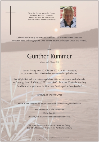 Parte von Günther Kummer