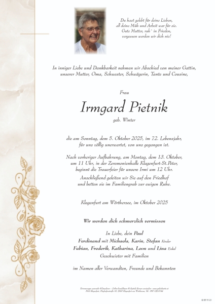 Parte von Irmgard Pietnik