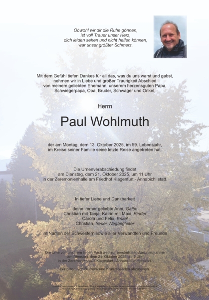 Parte von Paul Wohlmuth
