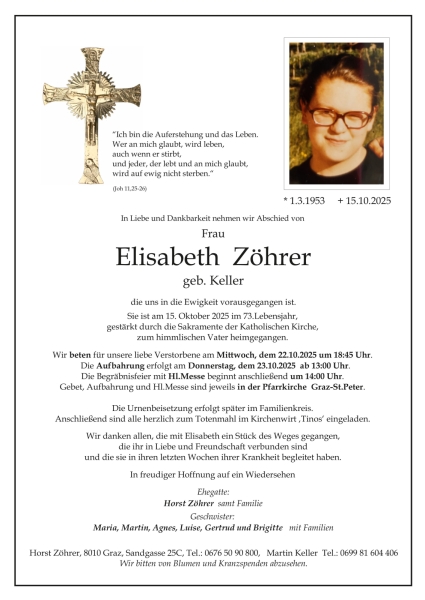 Parte von Elisabeth Zöhrer