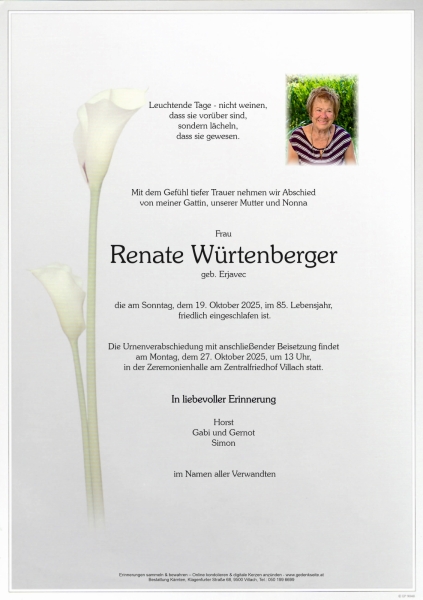 Parte von Renate Würtenberger