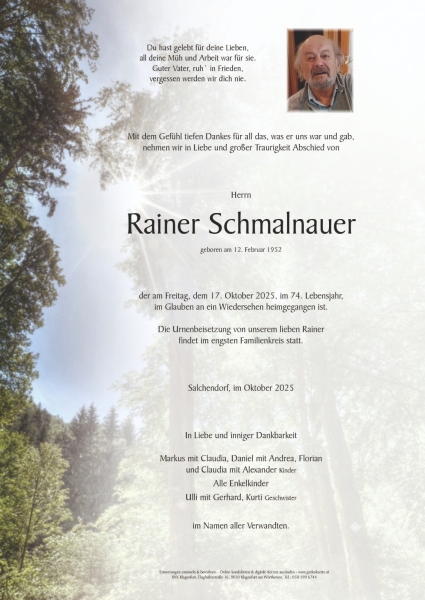 Parte von Rainer Schmalnauer