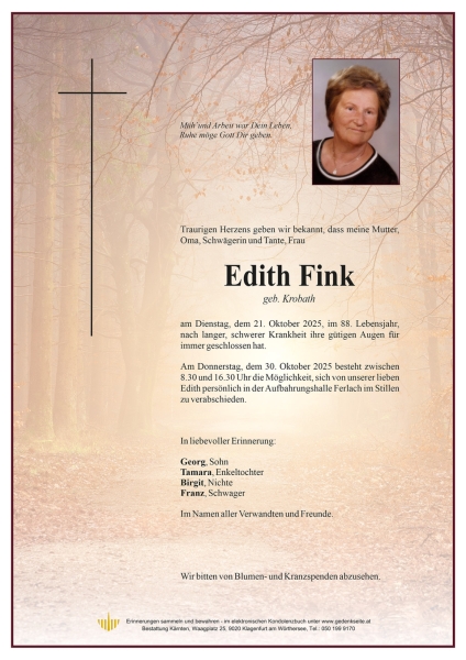 Parte von Edith Fink