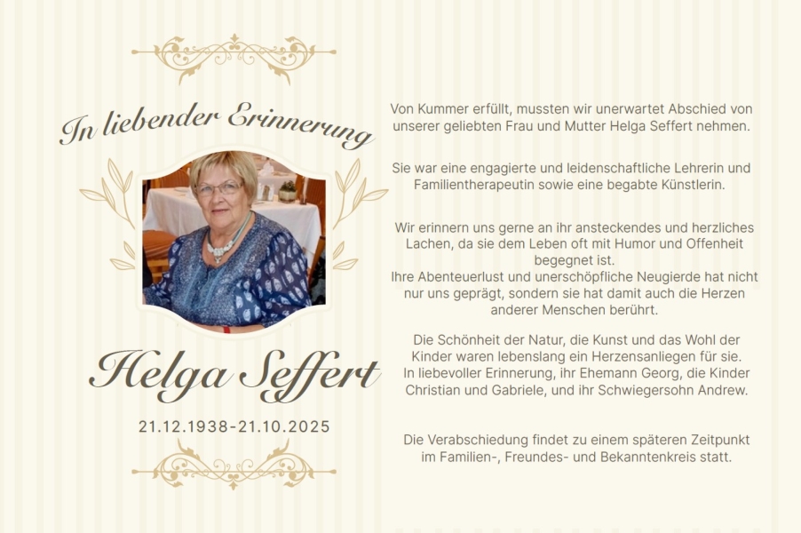 Parte von Helga Seffert