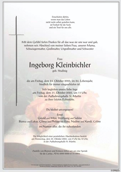 Parte von Inge Kleinbichler