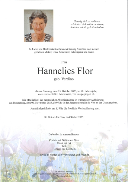 Parte von Hannelies  Flor