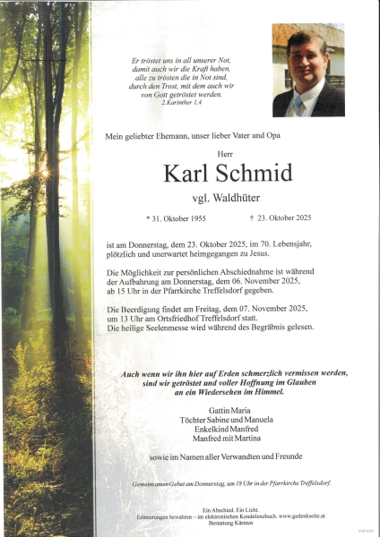 Parte von Karl Schmid