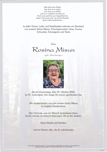 Parte von Rosina Misun