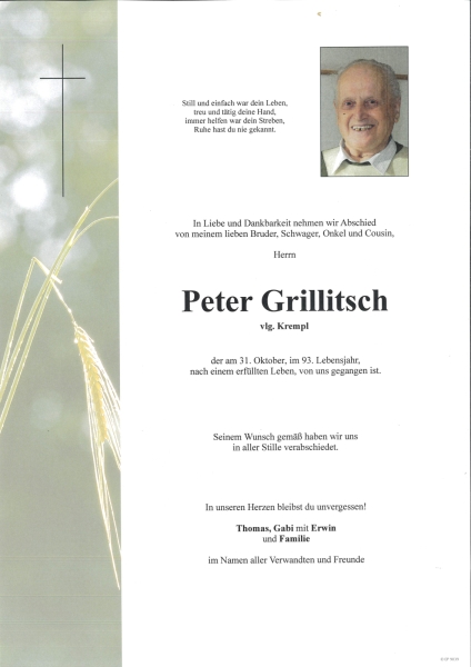 Parte von Peter Grillitsch
