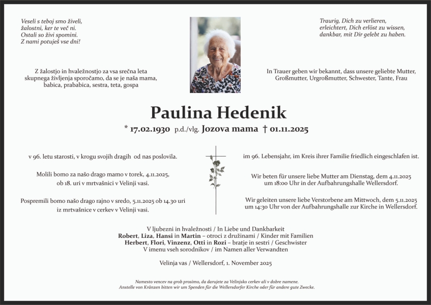 Parte von Paulina Hedenik