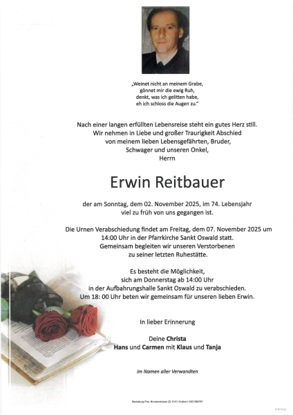 Parte von Erwin Reitbauer