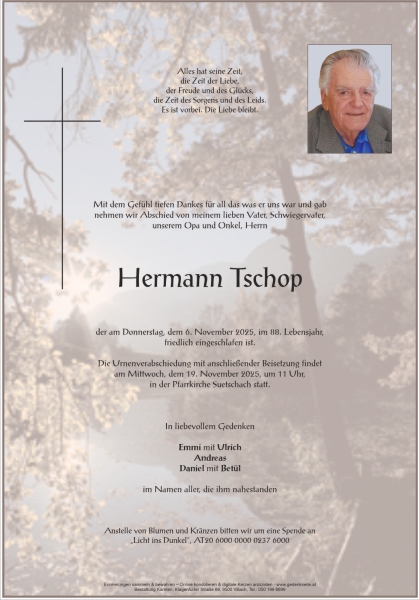 Parte von Hermann Tschop