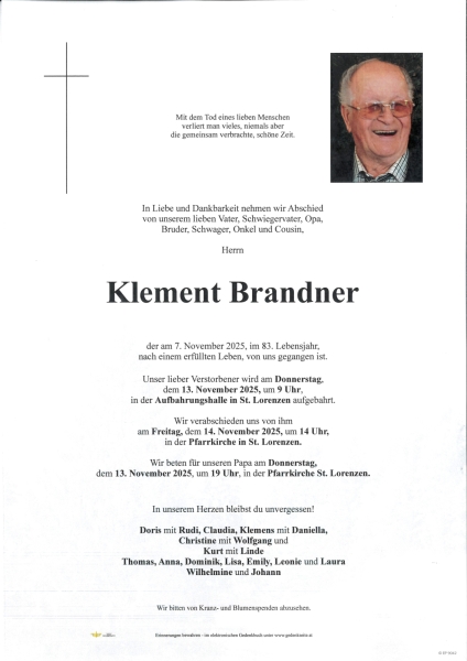 Parte von Klement Brandner