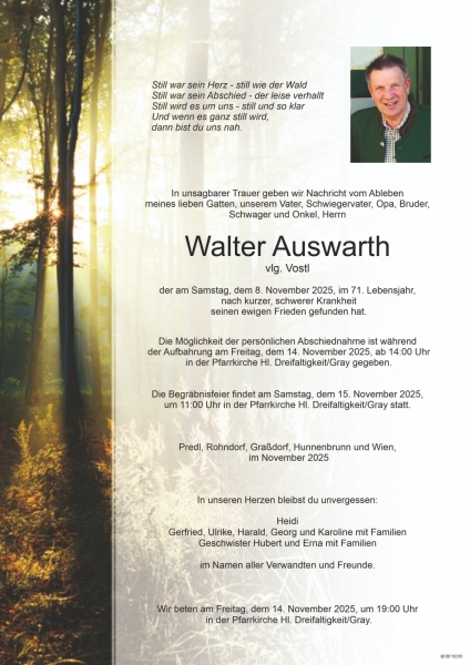 Parte von Walter Auswarth